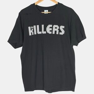 The Killers Shirt Men's Large Black Concert Tour Band Tee Rock Music